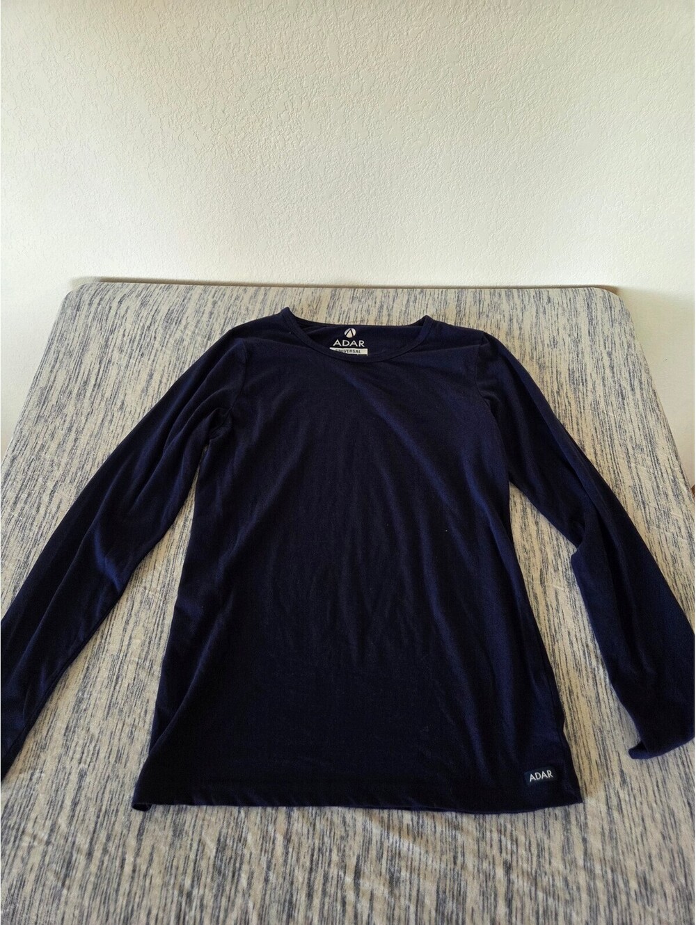 ADAR Universal Navy Blue Long Sleeve Shirt Medium